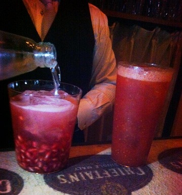 ざくろ 苺カクテル Cafe Bar Diary